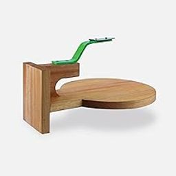 Beidon Homefull Traditional Polished Wooden Table-Top Manual Coconut Scraper – Chirava Grater Thengai Thuruvi with Stainless Steel Blade, Comfortable to Use (Weight - 1400 Gram)-image-59