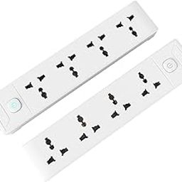 Cablet 4 Way Extension Board - 4 Universal Socket + 1 Switch, 10A and 2500W - 4.5m Heavy Duty Cable - White, Medium (Cablet 4010-45)-image-58