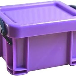 UJEAVETTE Mini Lock Box Super Cute Storage Boxes Organizer for Jewelry Purple-image-94