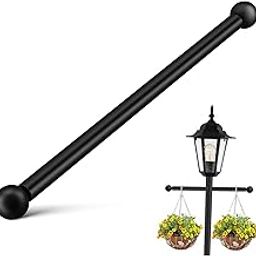 FOYTOKI Lamp Post Arm Replacement Metal Rod Dual Ball Ends High Load Capacity for Outdoor Lighting Garden and Street Use Durable and Weather Resistant-image-23