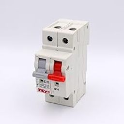 WINGWON Electric ACT 9 32A 2 Pole MCB Miniature Circuit Breaker (Multicolour, ACT 9 'C' CURVE) 23-20