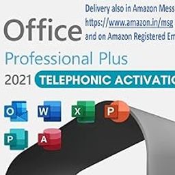 MSO Professional Plus 2021 Retail Lifetime License Key Only & Updates | Phone Offline Activation | For Win 10 or 11 PC & Laptops only | 1 User | Quick Delivery | Motherboard Bind License |-10