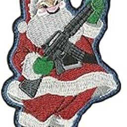 Gadsden and Culpeper Evil Santa AR-15 Tactical Morale Patch - Color-image-2