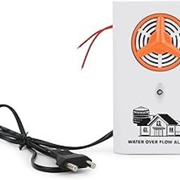RK Overflow Alarm Tank with Loud Water Alert Siren System, Wired Sensor Security System Water Alarm Bell with High with Voice-0