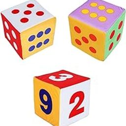 ATORSE Toy 3X Jumbo Foam Playing Dice Game Carnival School Supplies 6 Inch -Toys & Hobbies-Games-Game Pieces Parts-image-23