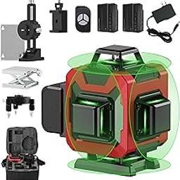 KIDOCA 4D 16 Line 4x360 Degree Laser Level Line Tool - Advanced Digital Leveling Instrument, Civil Engineering Tools, Construction Level Meter - Self-leveling Cube Measurement Machine-1