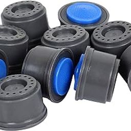 SBD 10 Pcs Plastic 3 LPM Water Saving Nozzles Replacement | Water Saving Aerator | Water saving Nozzle for kitchen taps - Color: Grey & Blue-image-11