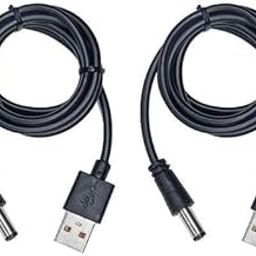 SP Electron Pack of 2 5A AC Power Supply USB Cable Charger 5.5mm Male Plug Pin for Rechargeable Accessories-10