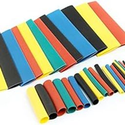 Rpi shop - 93 pieces Polyolefin Heat Shrink Tube, Insulated Wire Cable Sleeving Wrap, Multicolour - 8 Different Cut Size without Box (iPhone's lightning or charging cable repair sleeve)-19