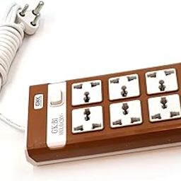 Cassic 6-Socket Extension Board with Master Switch, 250V 10A, Surge Protection-image-68