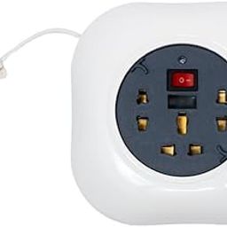 Wellberg PowerRoll 2-Pin Flex Box with 4M 100% Copper Cord | 2 Two-Pin + 1 Three-Pin Universal Sockets | Master Switch LED Indicator Cable Guard & Safety Sleeve | Extension Board for Home & Office Use-image-72