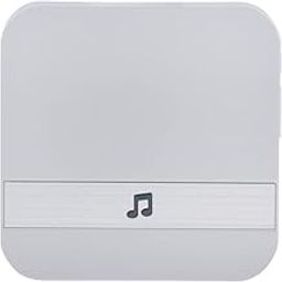 UJEAVETTE Smart Wireless Doorbell Chime Dingdong Video Doorbell Receiver UK Plug White-image-15