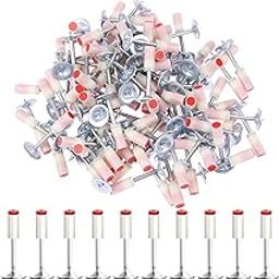 DIYASHI 7.3 mm Nail Gun Manual Steel Nails, 100 pcs Round Nails Wall Fastening Tool, for Concrete Ceiling Cable Ducts Fixed Slotting Device Repair Tool (100 pcs)-picture-15