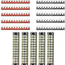 Enakshi® 2x5 Pieces 600V 15A 12 Positions Barrier Strips Dual Row Screw Terminal Blocks| Parts & Accessories | Car & Truck Parts | Other Parts-24