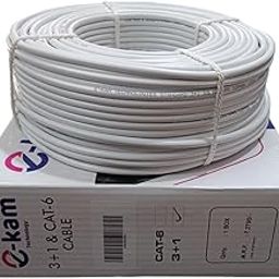 E-KAM 3+1 CCTV CABLE 90 METER BOX PACK-picture-16