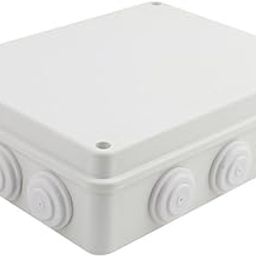 YXQ 255mmx200mmx80mm IP65 Waterproof Junction Box Electric Project Case Enclosure with Holes(10" x 7.9" x 3.1")-image-74