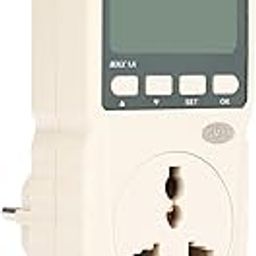 Plug In Watt Kilowatt Monitor, Portable Electricity Usage Monitoring ABS Monitoring EU AC220V plug for home use-24