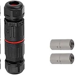 Serplex® 4PCS Quick Electrical 3 Pin Plug IP68 Indoor Outdoor Wire Cable Connector Easy Push In Terminal Block Conductor-11