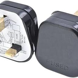 Wroughton UK 3 Pin Top Plug with Fuse for UK, Ireland, Cyprus, Malaysia, Singapore, Hong Kong (13A, 250V) Pack of 1-image-8