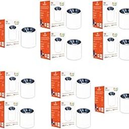 EcoEarth Neo Bluetooth Smart Led Cylindrical Surface | 9 Watt |White Housing|Rose Gold| Warm to Cool Feel & 16 Million Colors Pack of 10-image-16