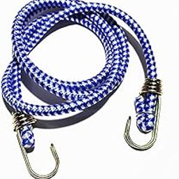 Twins Gallery 3 Pieces 4 Feet Steel Hook Elastic Bungee Cord/Bungee Rope Luggage Strap for Bikes/Motorcycle/Cycle/Car with Metal Hooks 10mm 4fts, Stretchable Upto 6 Feet, Set of 3-picture-11