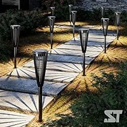 NBStarTech Solar Pathway Lights, Waterproof Solar Lights, Outdoor Landscape Lights for Garden Decor Yard Pathway Walkway Driveway Patio, Warm/White Dual Color-image-15