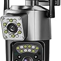 JB Supar WiFi Security Camera, 2-Way Voice Call 10-15m Human Ear Level Pickup, 6MP Motion Detection 110-240V Rotatable IP66 Surveillance Camera for Outdoor (K-805)-2