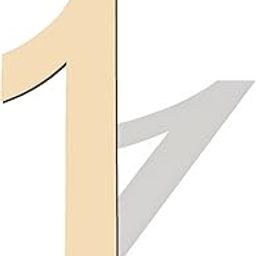 American Elm 8 Inch Large Wooden Numbers, Wood Number, Blank Wooden Number, Wooden Sign Board, Wooden Numbers for Crafts, DIY Projects, Birthday, Party, Wedding Decorations (Number 1)-picture-10
