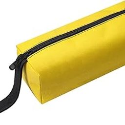 ATORSE® Tool Bag Heavy Duty Waterproof Zipper Pouch for Drill Bit Screwdriver Wrench Yellow-23