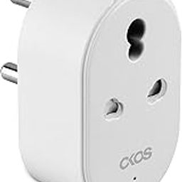 Okos Smart WiFi Plug 16A | Wireless Smart Socket for Home Automation | Works with Geyser, Kettle, Pump, AC | Voice Control with Alexa & Google Home (White)-2