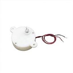 Fansipro Small DC Gear Motor 3-9V Mini Worm Gear Motor Slow Low Speed 9-32RPM DIY 50mA, White-17