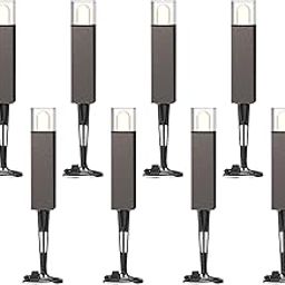 GOODSMSANN Landscape Lighting 2W 100W 2700K Low Voltage Landscape Lighting with Metal Connector and Stake, 8 Pack (Square)-image-79