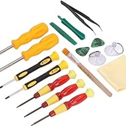 Electronics Maintenance Kit, Joystick Repair Kit Strong Screwdriver Cleaning Brush 17Pcs Wear Resistant for 3DS-picture-23