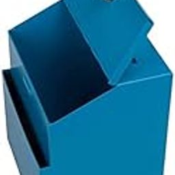 INDIAN DECOR 7041 Wall Mountable Steel Suggestion Box with Lock-Donation Box-Collection Box-Ballot Box-Key Drop Box (Blue)-picture-19