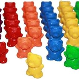 ATORSE Toy 120 Pieces Counting Bears Matching Game Kids Educational Toys for Sort Game-Toys & Hobbies-Games-Game Pieces Parts-10