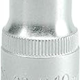 Yato YT-1274 Bihexagonal Socket of Size 12mm & Length 38mm Suitable for 1/2 inch drive Socket Wrench Set |DIN3121 CrV Chromium Satin Plated Steel|Socket Tool Box|Use: Mechanical Tools|Industrial tool"-7