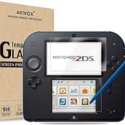 ( 2 in 1) Tempered Glass Top LCD Screen Protector + HD Clear Crystal Buttom LCD Screen Protective Filter for Nintendo 2DS-15