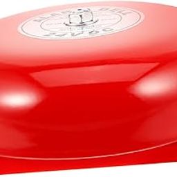 WOONEKY Alarm Ringer Doorbell Fire Bell Factory Bell Loud Ringing Bell Strike Type Electric Bell Multi Purpose Bell Emergency Bell Station Siren Iron Red Elevator-19