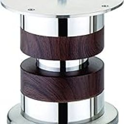 Nixnine Strong Unique Design Stainless Steel Round Sofa Leg, 50 mm Tickness Colour-Wooden (4 inch) Pack of 4,-image-43
