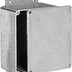 BUD Industries CN-6705 Die Cast Aluminum Enclosure with Mounting Bracket, 4-17/32" Length x 3-9/16" Width x 2-7/32" Height, Natural Finish-picture-5