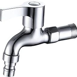 ATORSE Washing Machine Faucet Laundry Faucet Water Tap for Outdoor Laundry Bathroom Alloy Medium-image-30