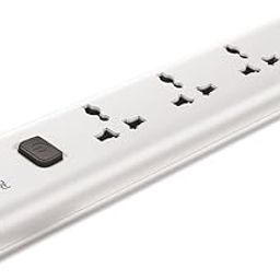 Alemac 4+1 Extension Board with Master Switch, Indicator, Safety Shutter with 1.5 Metre Cord | 4 International Socket | Spike Guard | Power Strip | Extension Socket-57