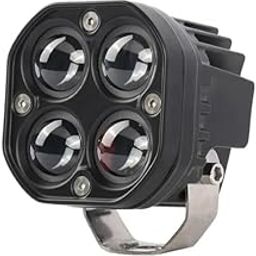 Schsteindar High Brightness Work Light, 4 Modes White,Yellow,Red Mix Blue with White+Yellow Flashing Mode, 50000+ Hours Lifespan, Heat Sink Design Pack of 1-16