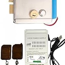 metal WiFi Controller with Door Lock and 2 Remotes Works with (Alexa and Google Home). Silver-17
