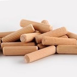 Bloomax® Wooden Dowel Pins, Wood Dowel hardwood Beveled Ends Tapered Pins Wood Pegs -mm/mm, pcs Straight Groove Wooden Dowel Pins with Beveled Ends Tapered, Easy Insertion (500, 8mm/40mm (500 Pcs))-image-76