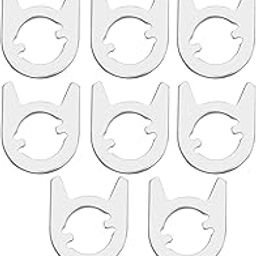 8Pcs Cam Washers Replacement Door Lock Handle Spring Locator Plate for Repairing Internal Door Handles Door Accessories 33x27mm-picture-18
