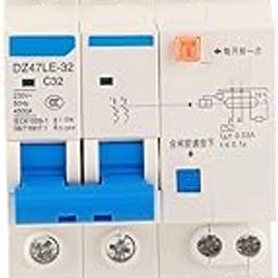 Residual Current Circuit Breaker 230V 32A 30mA DZ47LE-32 2P + N C32 Automatic Switch-image-57