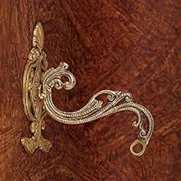 Sacred Needs Brass Antique Wall Mounted Bracket – 5.9 Inch Vintage Support for Shelves & Decorative Fixtures-image-60