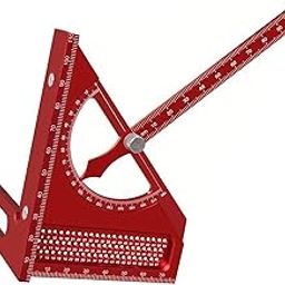 Bnf® 3D Multi Angle Measuring Ruler Measurement for Carpenters Office Enthusiasts Red|Home & Garden|Tools|Measuring & Layout Tools|Squares-image-26
