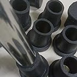 Infinite tech Rubber End Cap/Pad/Shoe/Bush for Outer use of Round Steel Pipe Furniture Availabe in Size (3/4'',1'',1.25'',1.5'',2'') inch (3/4" Dia.(Pack of 12))-image-10